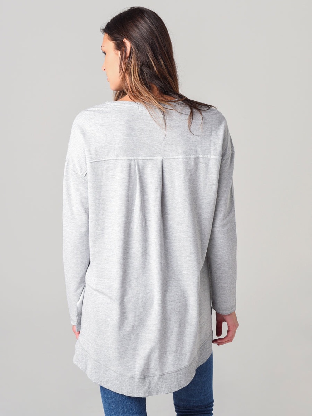 Tunic- oversized- distressed-grey